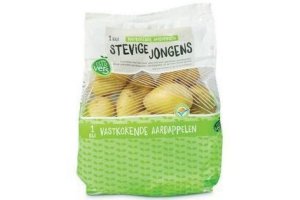 stevige jongens vastkokende aardappelen