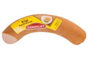 zandvliet kip gekookte worst