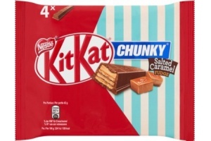 nestle kitkat chunky salted caramel 4 pack