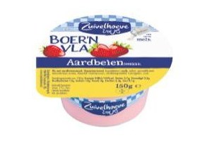 zuivelhoeve boer n vla aardbei