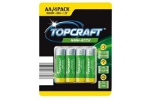 topcraft oplaadbare batterijen
