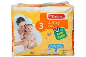 kruidvat 3 midi luiers midpack