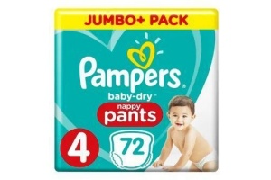 pampers baby dry pants maat 4 luierbroekjes