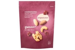 g woon cranberrymix ongezouten