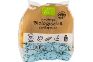 kruimige biologische aardappelen