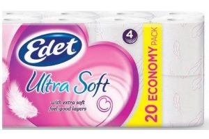 edet ultra soft toiletpapier 4 laags