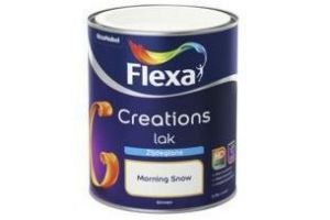 flexa creations lak zijdeglans morning snow