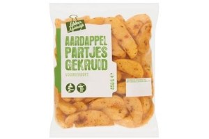 gekruide aardappelpartjes