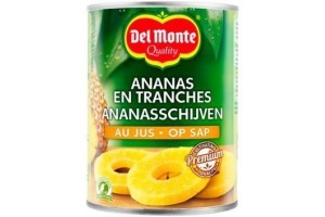 del monte ananasschijven op sap