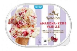 hertog ijs aardbei meringue