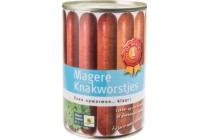 1 de beste knakworstjes mager