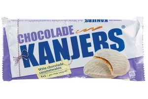 kanjers witte chocolade caramelwafels