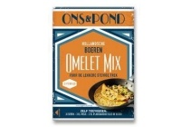 hollandse boerenomelet mix