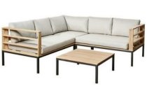 loungeset zion hout staal
