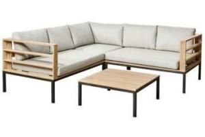 loungeset zion hout staal