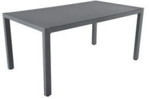 tafel livorno antraciet aluminium 160x90x75 cm