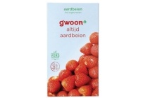 g woon aardbeien