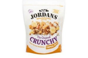 jordans the original crunchy honey baked granola tropical fruits