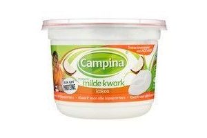 campina magere milde kwark kokos 500 ml