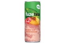 fuze tea black tea peach hibiscus