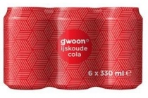 g woon frisdrank cola 6 pack 6 x 330ml
