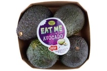 eetrijpe avocado schaal