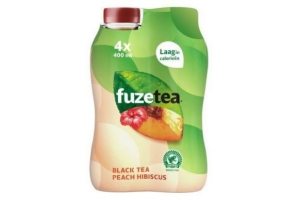 fu ze tea peach hi bis cus 4 pack