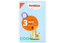 bumblies 3 ultra zachte midi luiers