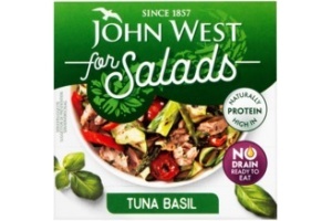 john west salads tuna basil 110 gram