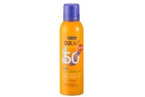 kruidvat solait kids spf50 funny green sunfoam