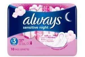 always maandverband sensitive night