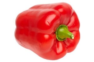biologische rode paprika