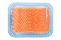 zalmfilet op huid