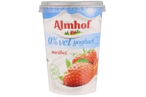 almhof 0 vet yoghurt aardbei