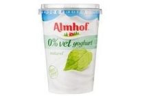 almhof 0 vet yoghurt naturel