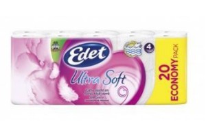 edet toiletpapier ultra soft 20 stuks