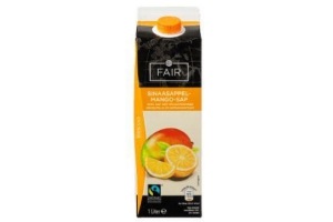 fairtrade sinaasappel mango sap