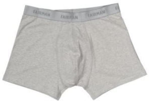 heren boxer grijs