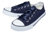 canvas sneakers donkerblauw