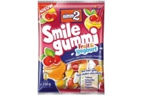 smilegummi fruit en yoghurt