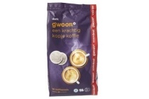 g woon koffiepads dark