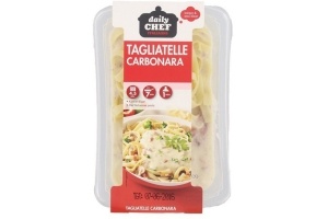 daily chef italiaanse maaltijden tagliatelle carbonara