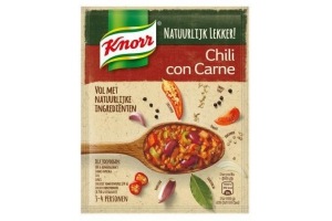 knorr maaltijd mix natuurlijk lekker chili con carne