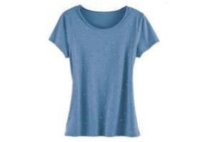 shirt blauw patroon