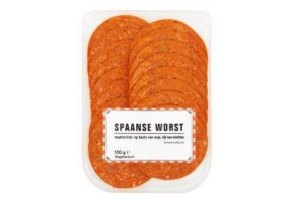 de vegetarische slager spaanse worst