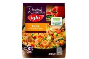 iglo roerbaksensatie spaanse paella