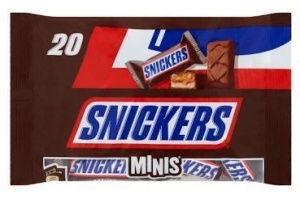 snickers mini s uitdeelzak 20 stuks