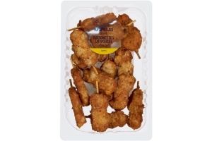 kipspiesjes brochettes de poulet