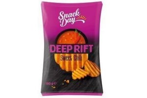 snack day deep rift chips sweet chili 150 gram