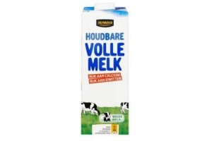 jumbo houdbare volle melk 1 liter